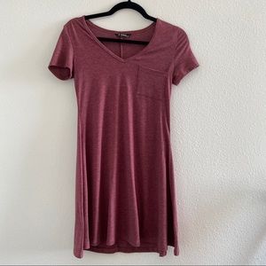 Flared T-Shirt Dress with Pocket